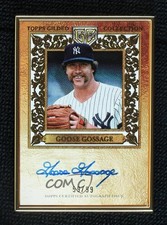 2025 Gilded Collection Gold Framed Hall of Famer 59/99 Rich Gossage Auto 1io1