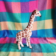 Life Like Fur Safari Giraffe Standing Figure Wildlife Safari 12" T