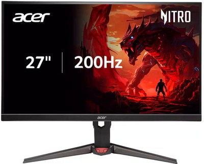 Acer - Nitro 27'' FHD 200Hz 0.5ms FreeSync Premium IPS Gaming Monitor (1x Disp...