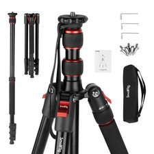 SmallRig 68 Camera Tripod, Foldable Aluminum Tripod Monopod, Compatible with 1