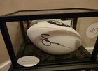 Sauce Gardner Signed New York Jets NFL Football Ball w/ Team COA Display Case