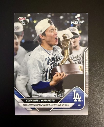 2025 Topps Now 926 Yoshinobu Yamamoto