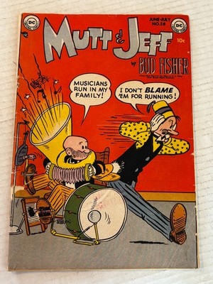 1952 DC Mutt & Jeff #58 Comic Book /C722