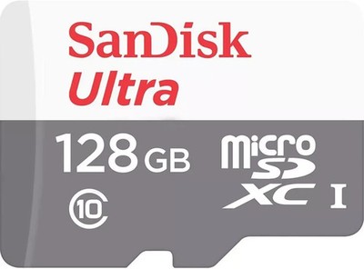 SanDisk Ultra Micro SD Karte 128GB Speicherkartengröße: 128GB Karte ohne Adapter