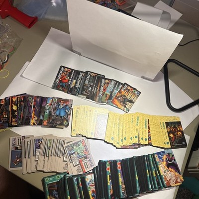DC Overpower CCG 1996/97 Card Lot - 256 CARDS VINTAGE some duplicates see pics
