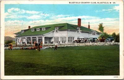 Bluefield Country Club Bluefield WV Postcard E26
