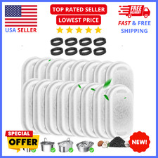 Cat Water Fountain Filters 8-Pack  8 Foam Sponges   Replacement for 2L  3.2L