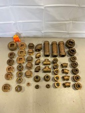 Assorted Lot of Brass Fittings, *Lot of (48) Pcs*, (New/Used)