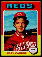 1975 Topps Mini #345 Clay Carroll - VG