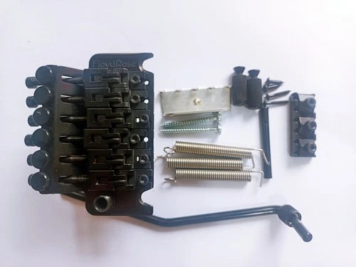 Floyd Rose 1000 Original Style,1000 Series Tremolo Set, Black, BH43 Locking Nut