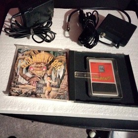 NEC TURBO GRAFX 16 Black Console & Controller With Legendary Axe + tv connector 