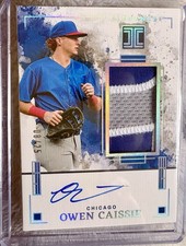 2025 Impeccable - Elégance RCJersey Auto Owen Caissie #EJA-OC Marlins/ Cubs