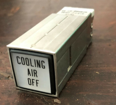 NOS - Korry Electronics Co. Switch, Push NSN: 311-711-1681  Cooling Air Off