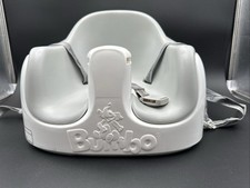 VeryGood Bumbo 3-in-1 Multi Seat in Beige/Cool White And Gray Used.
