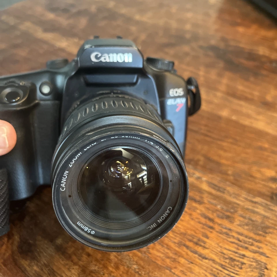 Canon EOS Elan 7E Camera w/ Canon 28-90 mm EF Zoom Lens. Film - Image 4 of 4