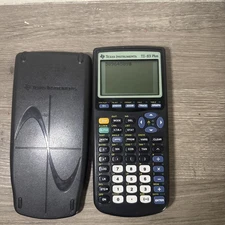Texas Instruments TI-83 Plus Graphing Calculator with Cover TESTED