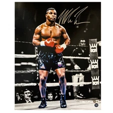 Mike Tyson Signed Vintage Boxing Reprint - Iron Mike - 11x14 Glossy Photo