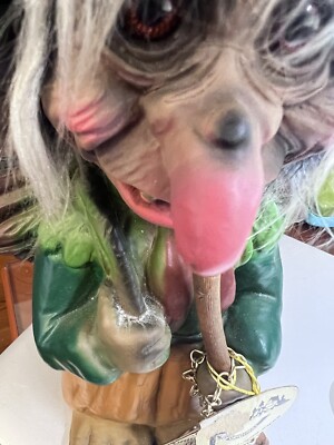 Vintage Voodoo Joe Heico Bobble Head Troll Western Germany Nodder