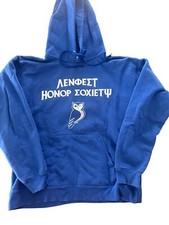 Hanes Youth Blue Owl Hoodie Size Small 34x36