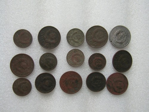 Sowjetische Münze UdSSR 10 15 20 Kopeken 1931 1932 1954 1953 1955 1946 1945 - Bild 4 von 6