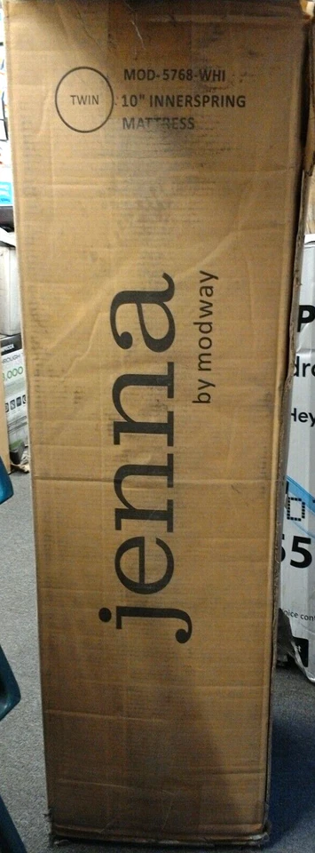 Jenna 10" Twin Innerspring Twin Mattress in a box-Open Box-Plastic Seal Intact - Image 2 of 4