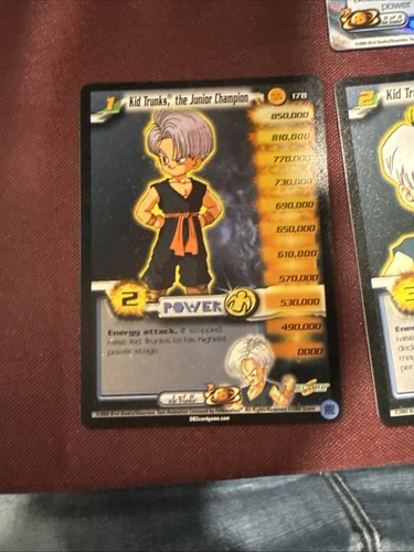 DBZ CCG TCG KID TRUNKS 1-3 + HT WGS WORLD GAMES SAGA DRAGON BALL Z Limited - Picture 3 of 10