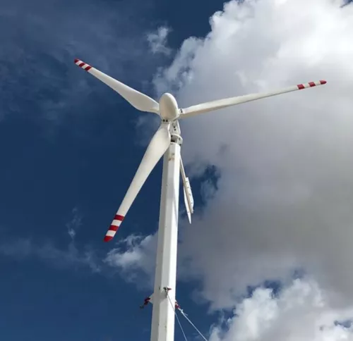 5000W 220V 380V Windkraftanlage 3Blatt Windrad Grid Windgenerator Komplettanlage - Bild 1 von 24