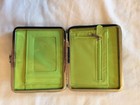 Womens unbranded teal decorative accent small owl fully lined credit card wallet — photo 3