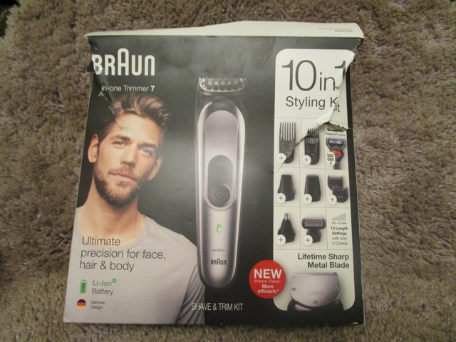 braun all in one trimmer 7 mgk7221 10 in 1