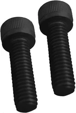 Pair of BLACK Replacement Screws for Fuel Wheels Center Cap1001-63-B, 1001-63GB