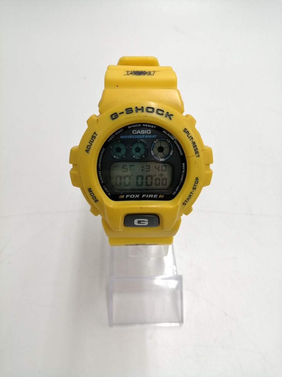 CASIO GW-6900 G-Shock Quartz Men's Black Dial Yellow Band