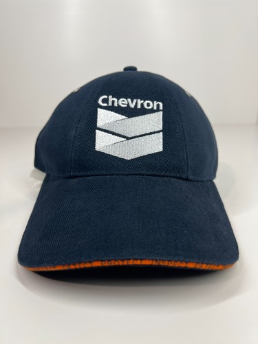 Chevron Oil Gas cap hat adjustable one size fits most inspect detect protect