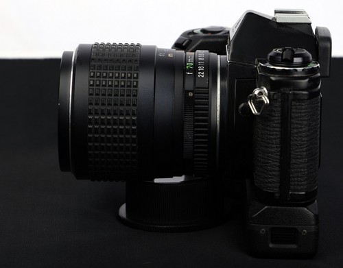 Pentax ME Black 35mm Film SLR +Winder, smc M 35-70mm, 80-200mm Lens &PE-202S Kit - Picture 7 of 13