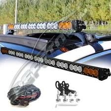 50'' LED Light Bar Dual Color Combo Offroad UTE Pickup ATV SUV Truck 4WD Driving