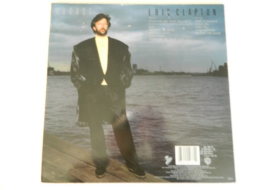 Eric Clapton August 1986 Vinyl Record Gatefold wx71 - Picture 5 of 6