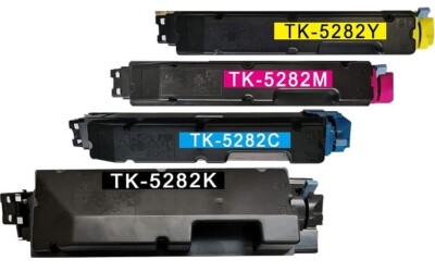 4 x PREMIUM COMPATIBLE KYOCERA TONER CARTRIDGES TK582 COPYSTAR C-Y-M-K