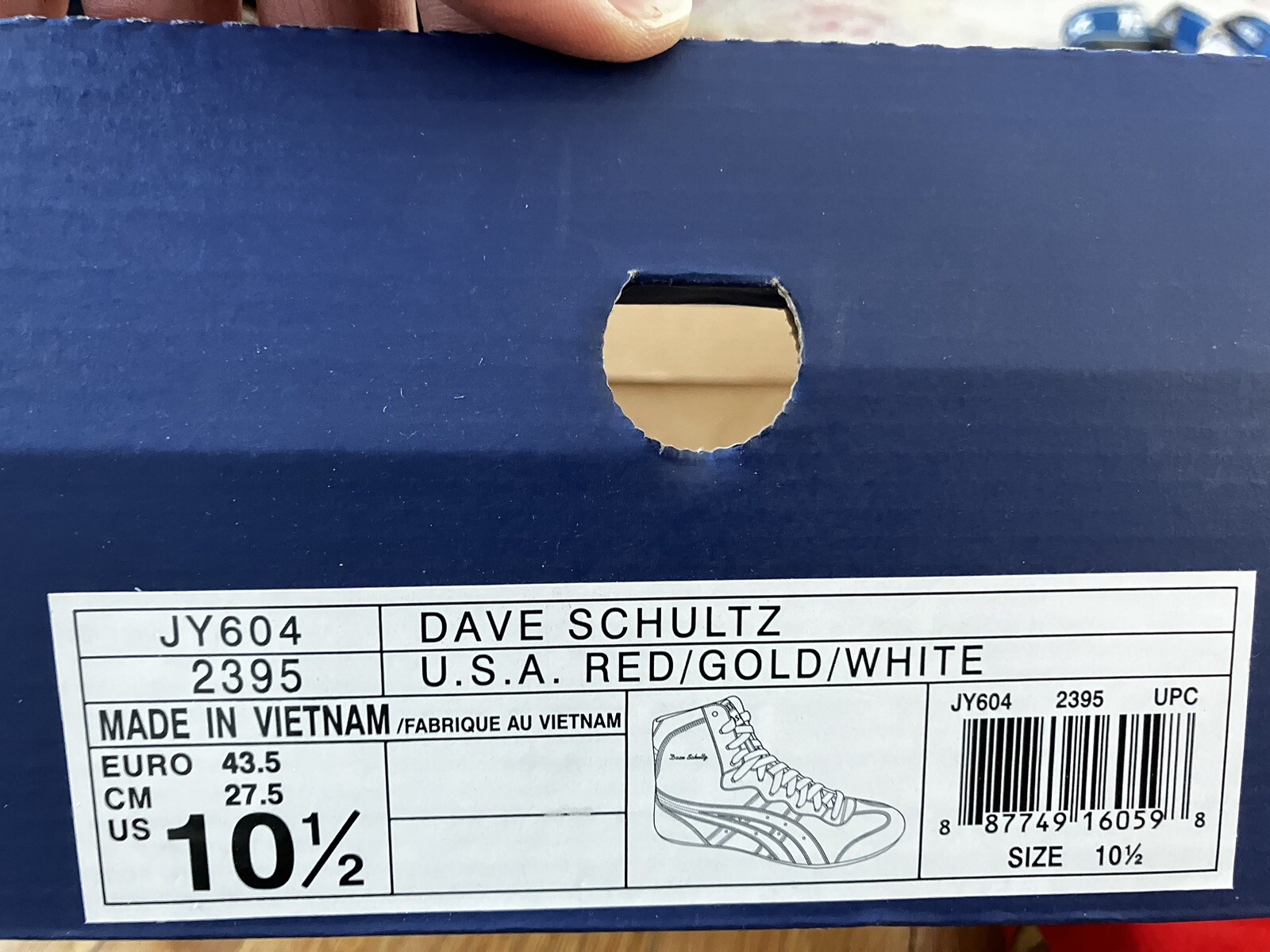 ASICS Wrestling Dave Schultz Classic 10.5 eBay