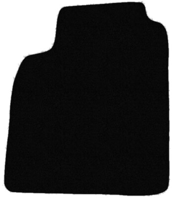 Velour Schwarz Fußmatten, FAHRER Teppich für SAAB 9-3 II FL 2008-2015 14xRand