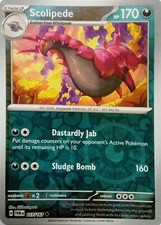 117/167 SCOLIPEDE REVERSE HOLO TWILIGHT MASQUERADE POKEMON CARD