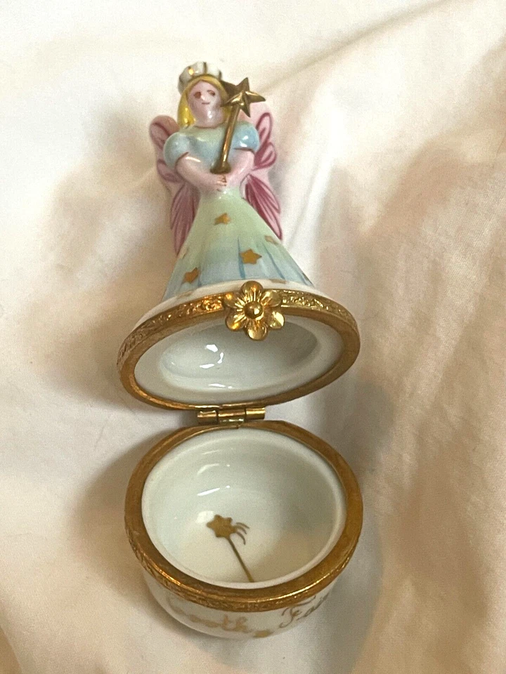 Artoria Limoges Francia Hada de los Dientes Porcelana Firmado Nº 276/2500 Foto 3 de 4