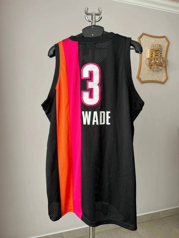 MIAMI HEAT 2006 FLORIDIANS NBA JERSEY SWINGMAN AUTHENTICS REEBOK DWYANE WADE #3 - Image 2 of 4