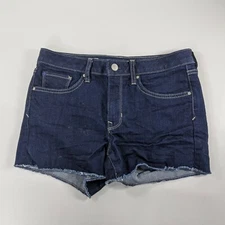 Gap 1969 Slim Cut-offs Blue Jean Shorts Womens Size 26r