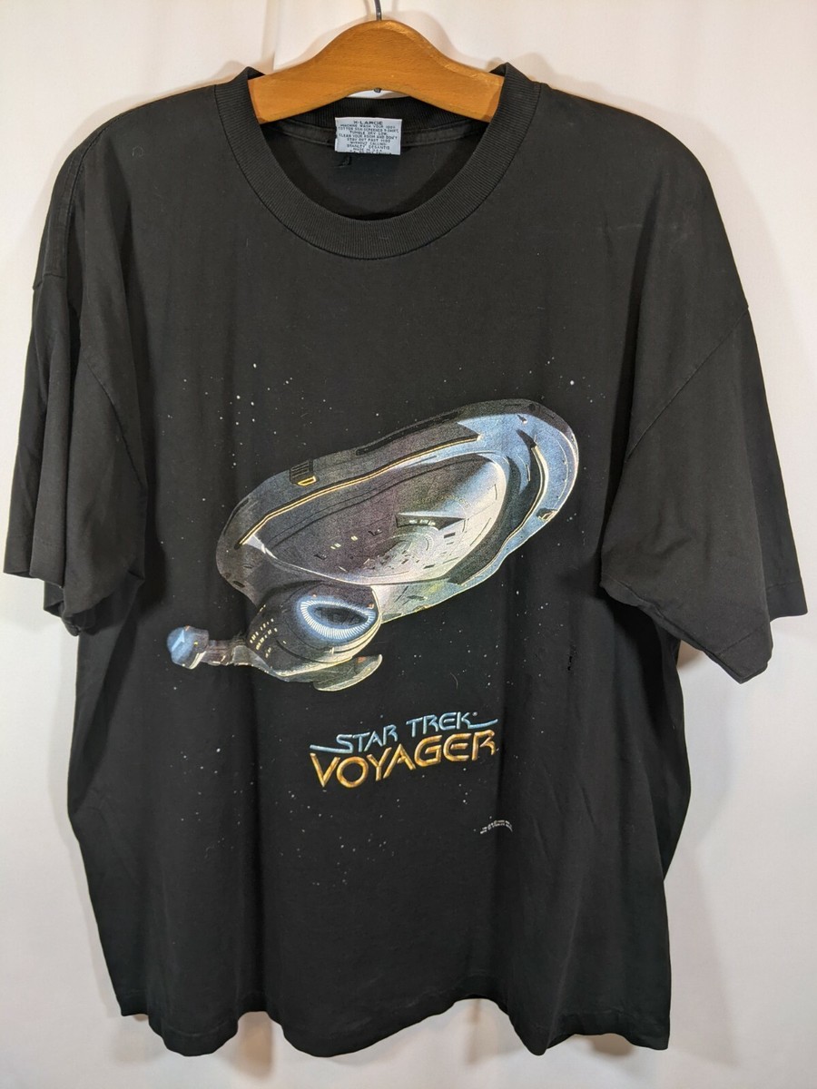 Star Trek Voyager Stanley Desantis 95 Ship Art T Shirt Mens Sz XL 