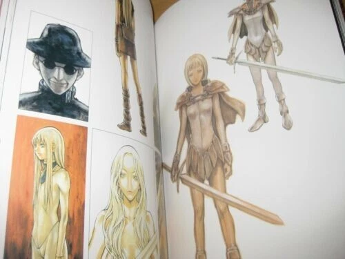 Claymore Illustrations Memorabilia Art Book Norihiro Yagi RARE Manga anime JAPAN - Picture 2 of 3