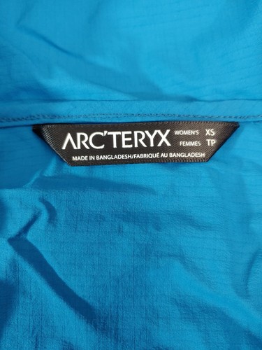Arcteryx Jacket Womens Lightweight Windstopper Thin Blue Hooded Size XS Nylon - Picture 5 of 7