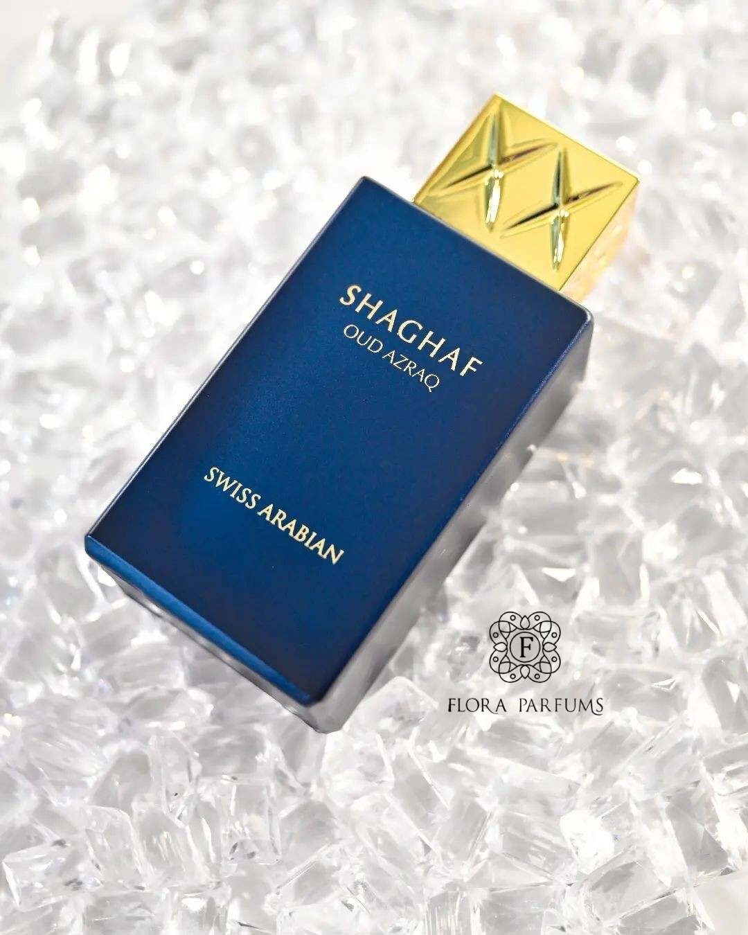 Shaghaf Oud Azraq Swiss Arabian eau de parfum mixte sillage boisé 75ml