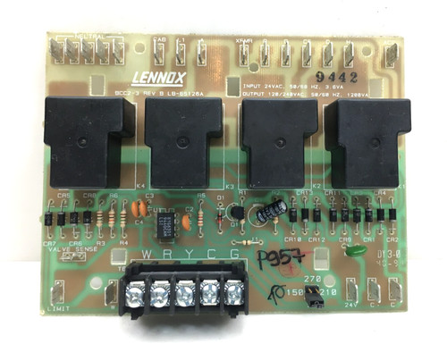 Lennox BCC2-3 Rev B LB-65126A Furnace Control Circuit Board used #P957