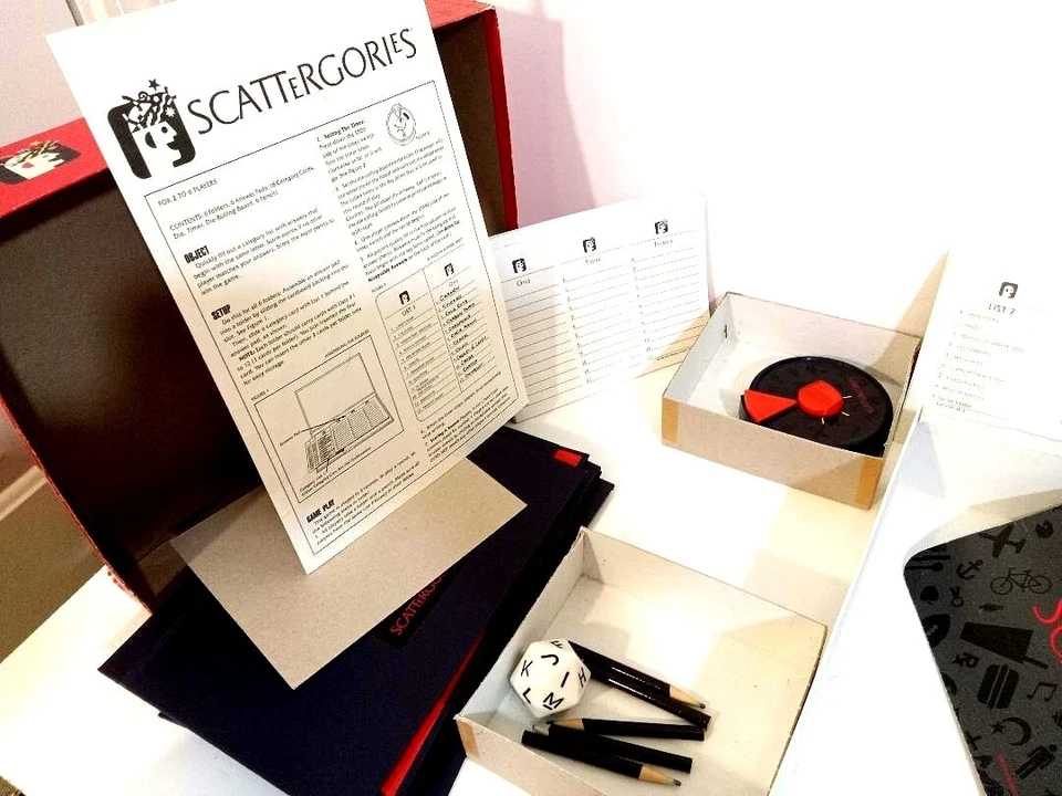 Milton Bradley The Game Of Scattergories Vintage Old 1988 Replacement Pieces - Image 2 of 4