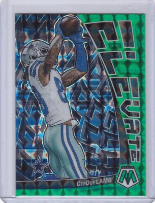 2023 MOSAIC #E-CDL CeeDee Lamb ''ELEVATE'' GREEN MOSAIC PRIZM DALLAS COWBOYS