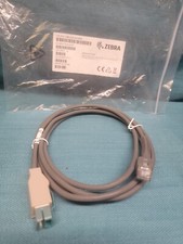 1 BRAND NEW ZEBRA CBA-U23-S07ZBR CABLE SHIELDED USB POWER PLUS CONNECTOR 7FT 2M